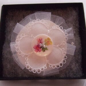 Button Brooch