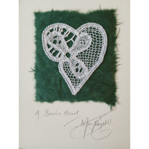 A Borris Heart Moss Green
