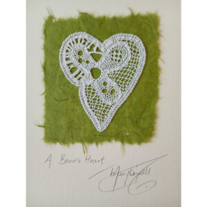 A Borris Heart Sea Green